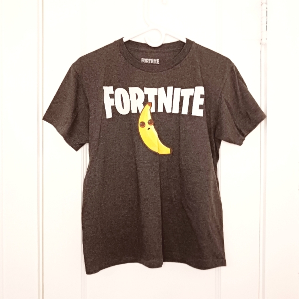Fortnite Gray Tee SZ Large 14/16